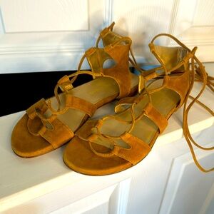 Stuart Weitzman Suede Gladiator Sandal